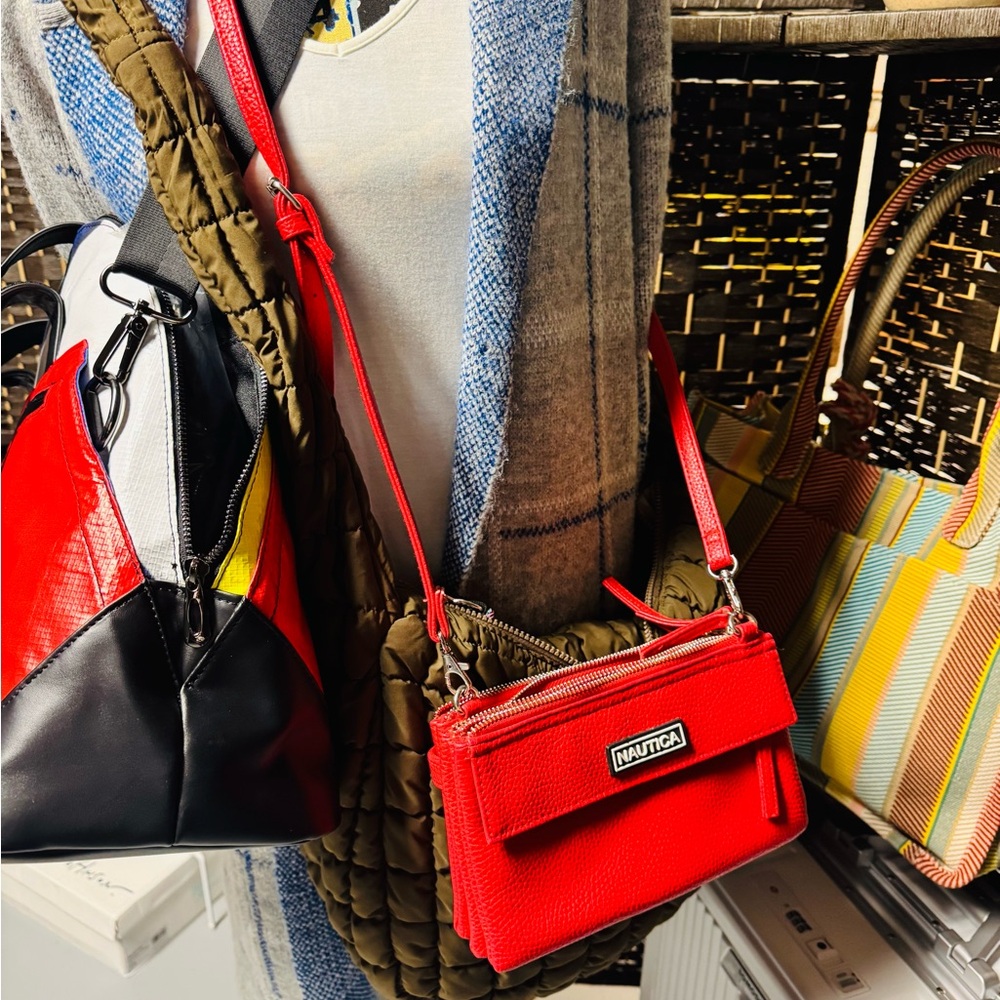Nautica Red Crossbody Bag